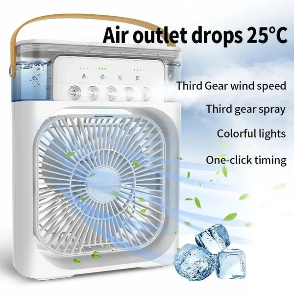 Portable USB Mini Evaporative Air Cooler with Mist