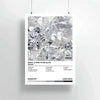 A canvas print featuring a close-up of sparkling diamonds and the text "WHAT A TIME TO BE ALIVE"