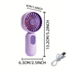 Compact USB Rechargeable Handheld Fan
