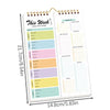 Weekly Meal Planner with Shopping List - 52 Tear-Off Sheets