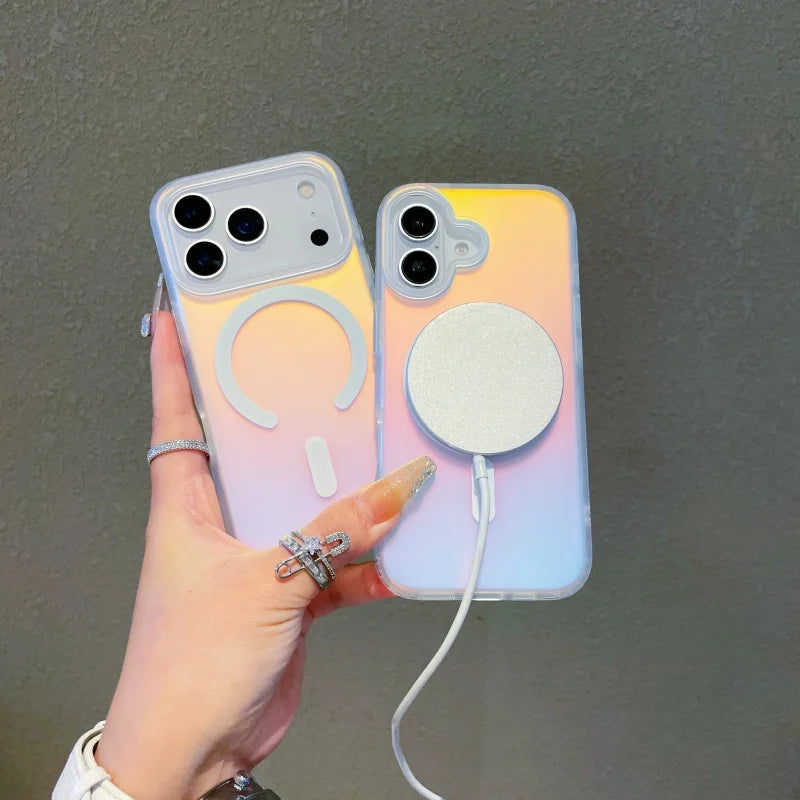 Funda Mate con Cambio de Color Gradiente para iPhone 17 Pro Max
