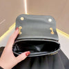 Crystal-Embellished Evening Clutch Bag with Chain Strap