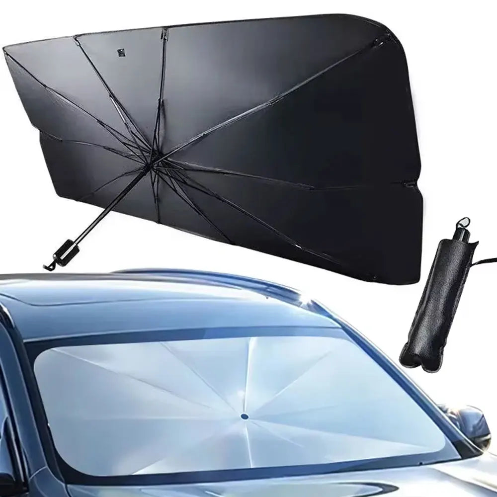 Foldable Car Windshield Sunshade Umbrella with UV Protection