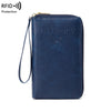 RFID-Blocking Travel Wallet with Wrist Strap