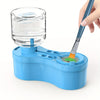 4-in-1 Paint Brush Cleaner and Holder with Palette