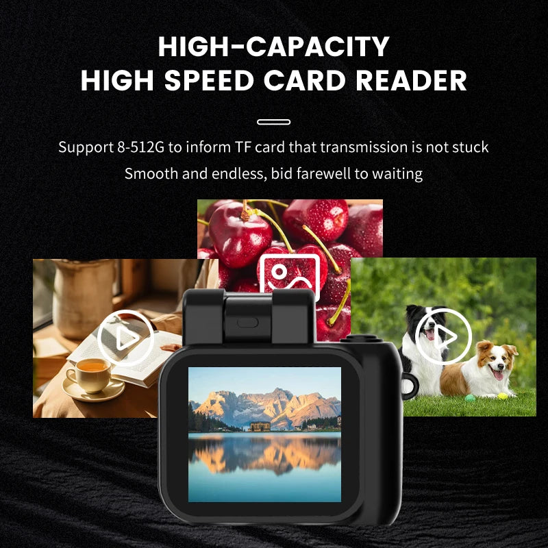 Mini Keychain Camera with HD Screen