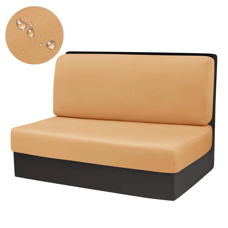 Stretchable RV Dinette Cushion Cover Set - 2 Piece Bench & Backrest Protector