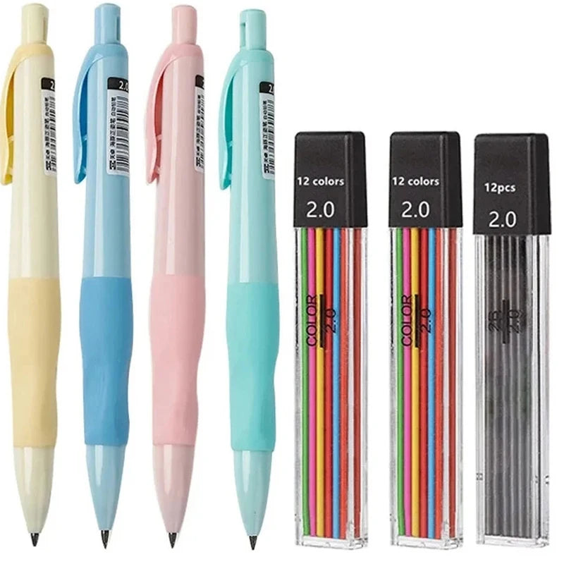 Cute Dolphin 2mm Mechanical Pencil Set