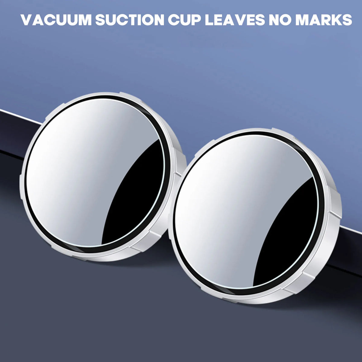 360° Wide Angle Car Side Mirror with Suction Cup – Blind Spot Eliminator