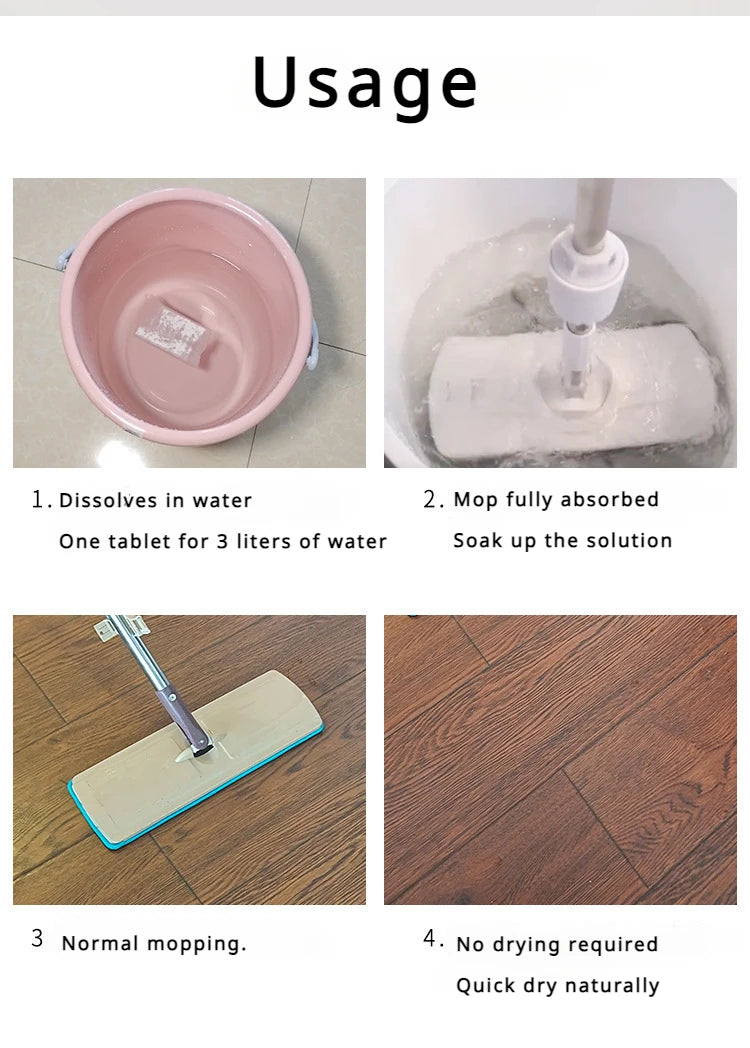 Multi-Effect Toilet & Floor Cleaning Tablets