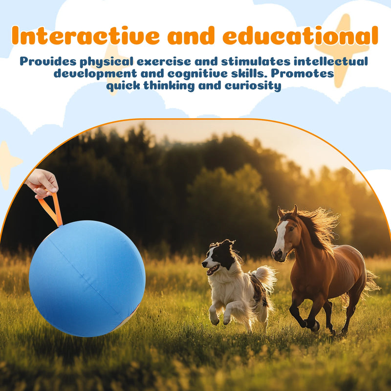 Interactive Dog Herding Ball with Handle