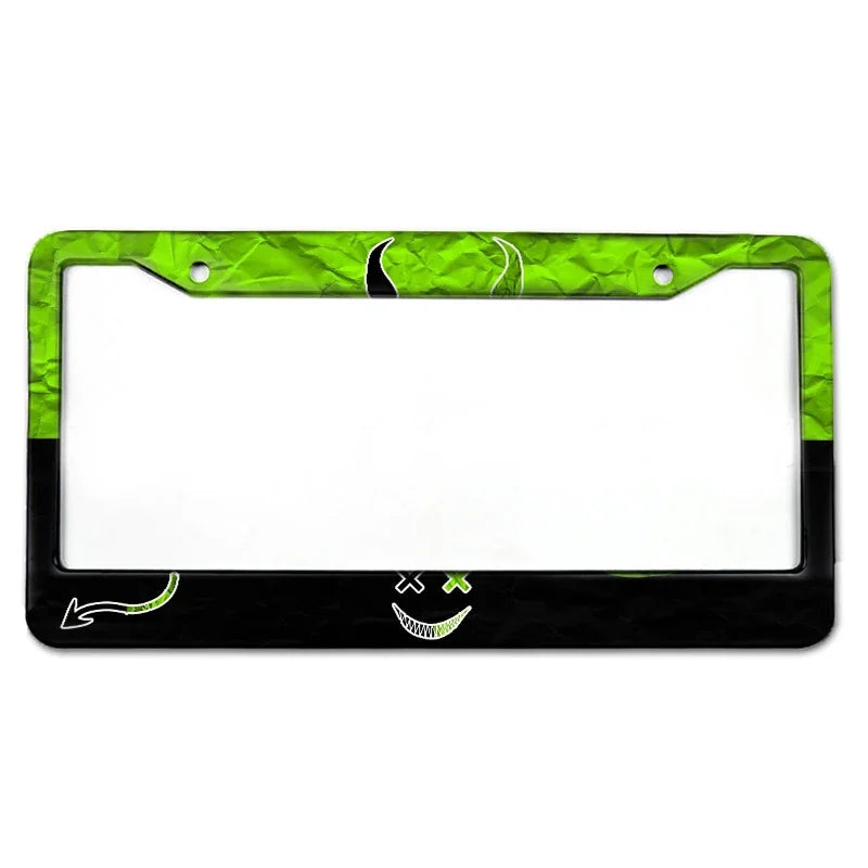 Custom Aluminum License Plate Frame with HD Design