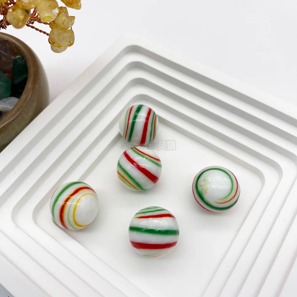 Handcrafted Glass Marbles Set for Games, Décor & Collecting