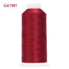 80-Color Polyester Embroidery Thread Set with Large 4000m Spools