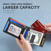Slim RFID-Blocking Carbon Fiber Leather Wallet