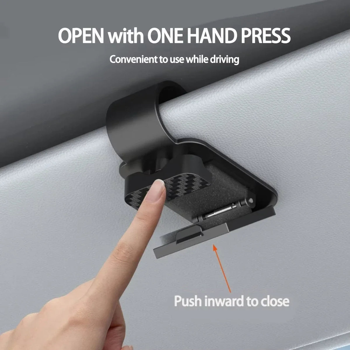 Universal Car Sunglasses Clip and Storage Holder