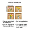 Self-Adhesive PVC Plant Wall Stickers – Waterproof & Oil-Resistant Decor for Cabinets, Tiles & More