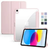 Slim Trifold iPad Case with Clear Acrylic Back and Pen Holder
