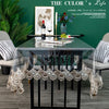 Elegant Lace Embroidered Waterproof Tablecloth