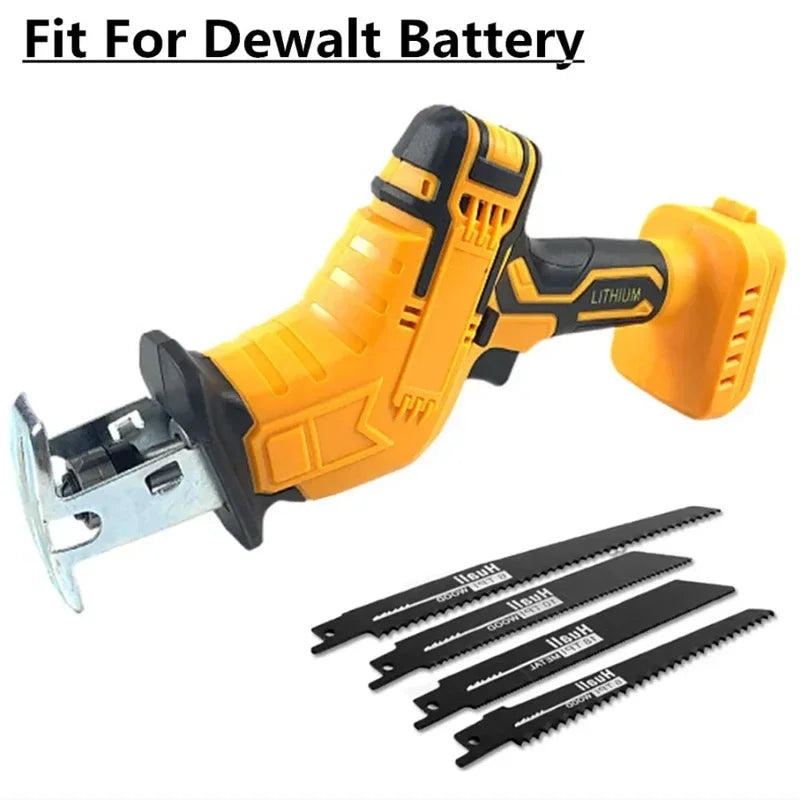 Cordless Reciprocating Saw Compatible with DeWalt & Makita 18V/20V Batteries
