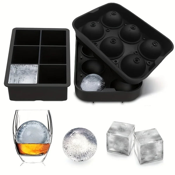 6-Grid Silicone Ice Cube Mold