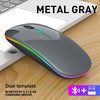 Souris sans fil ergonomique avec éclairage RGB