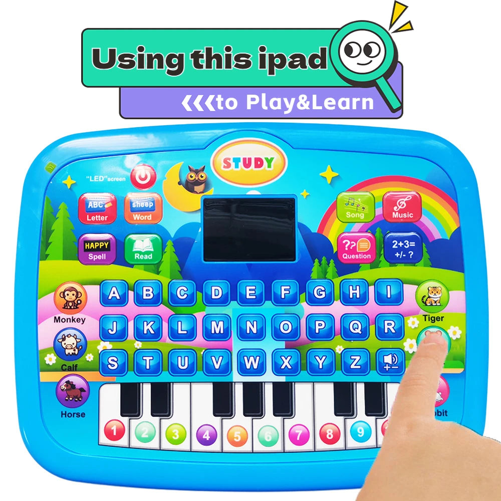 Kids' Educational Learning Tablet with Keyboard Function