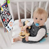 Soft Baby Cloth Book with Fun Mirror for Early Learning