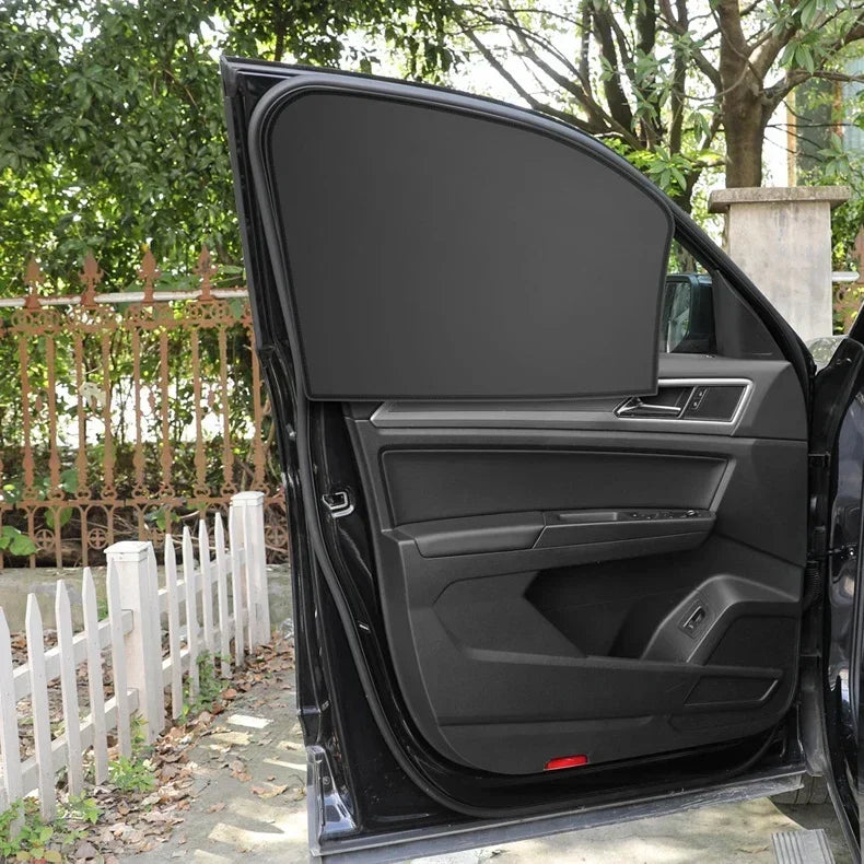 Magnetic Car Window Sunshades with UV Protection and Privacy Blackout