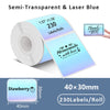 Self-Adhesive Thermal Label Rolls for Mini Printers