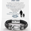 Infinity Knot Leather Bracelet for Men