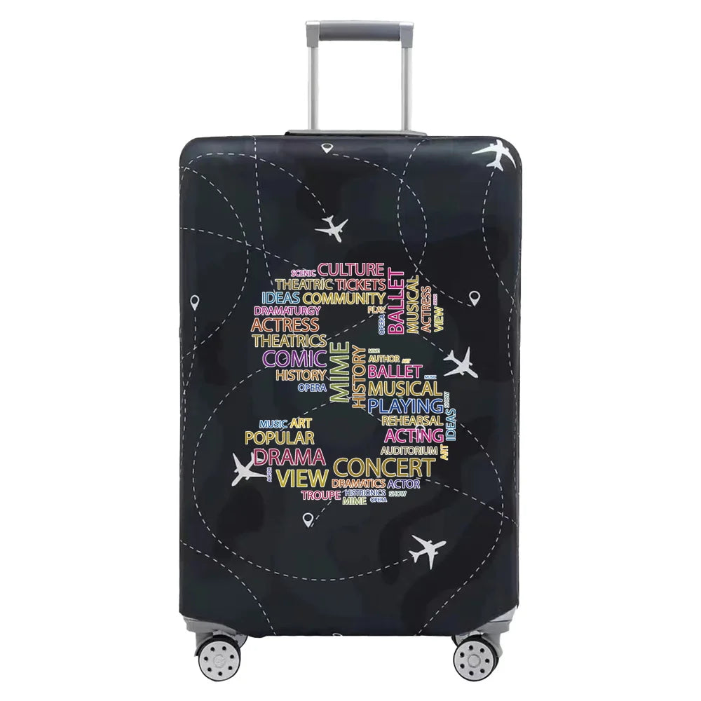 Stretch Fabric Luggage Cover for Suitcases (18-32 Inch)