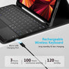 Bluetooth Keyboard Case for iPad Pro 11, iPad Air, and iPad 9th/10th Generation