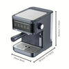 Professional Espresso & Cappuccino Maker with Milk Frother