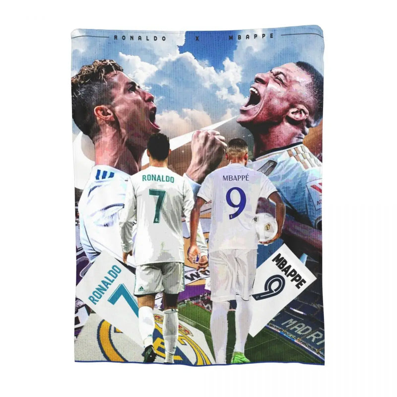 Manta de Fútbol para Fans de Mbappé