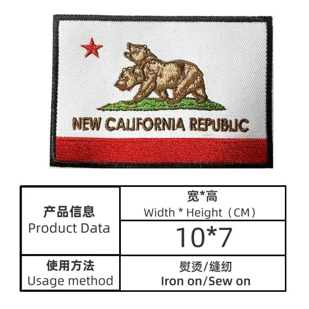 Embroidered Tactical Iron-On Patch