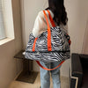 Animal Print Travel Duffle Bag with Shoe Compartment