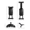 Black universal car CD slot mount designed to hold tablets and phones.