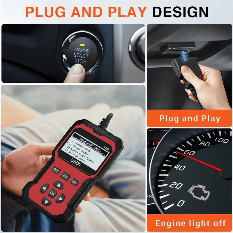 Escáner de Diagnóstico OBD2 para Coches