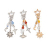 Boho Celestial Beaded Keychain Set