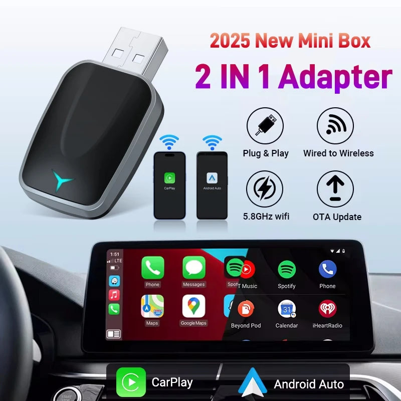 Wireless CarPlay & Android Auto Adapter