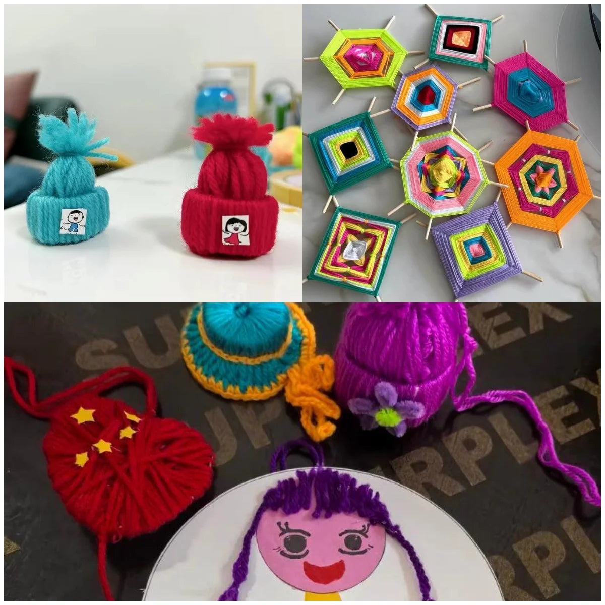 Milk Cotton Yarn Crochet Kit with Hooks & Markers
