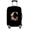 Gold Letter Series Elastic Luggage Cover