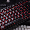 Carbon Fiber Textured Side-Printed Keycaps (CHERRY Profile)