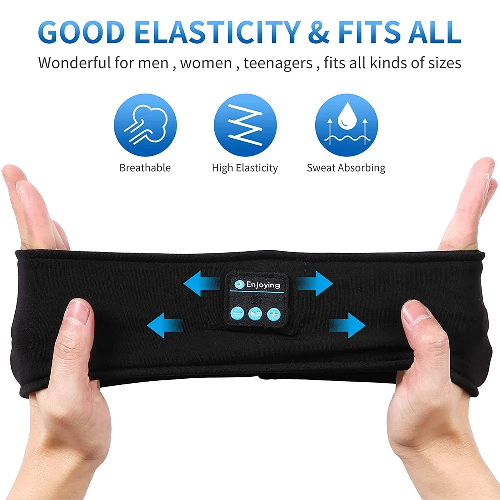 Bluetooth Sleep Headband with Built-in Wireless Earphones