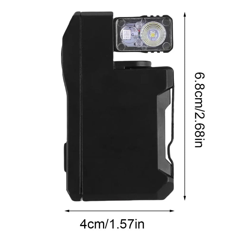 Compact Rechargeable EDC Flashlight with Rotatable Head