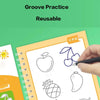 Magic Groove Practice Copybook for Kids