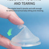 Wide Mouth Silicone Baby Bottle Nipple - Breast-Like Natural Flow