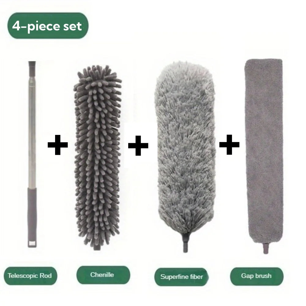 Extra-Long Retractable Duster with Flexible Head