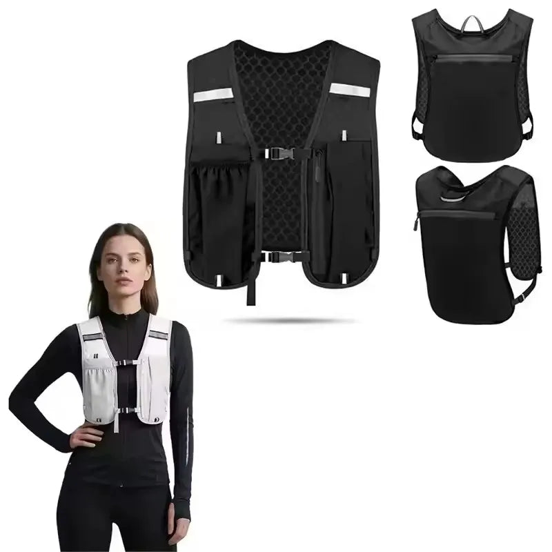 Featherlight Hydration Vest with Reflective Trim and Phone Pocket